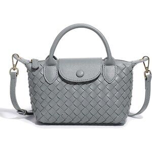 🆕 Fuvezix Leather Crossbody Bag Women Blue Fashion Clutch Luxury Handbag